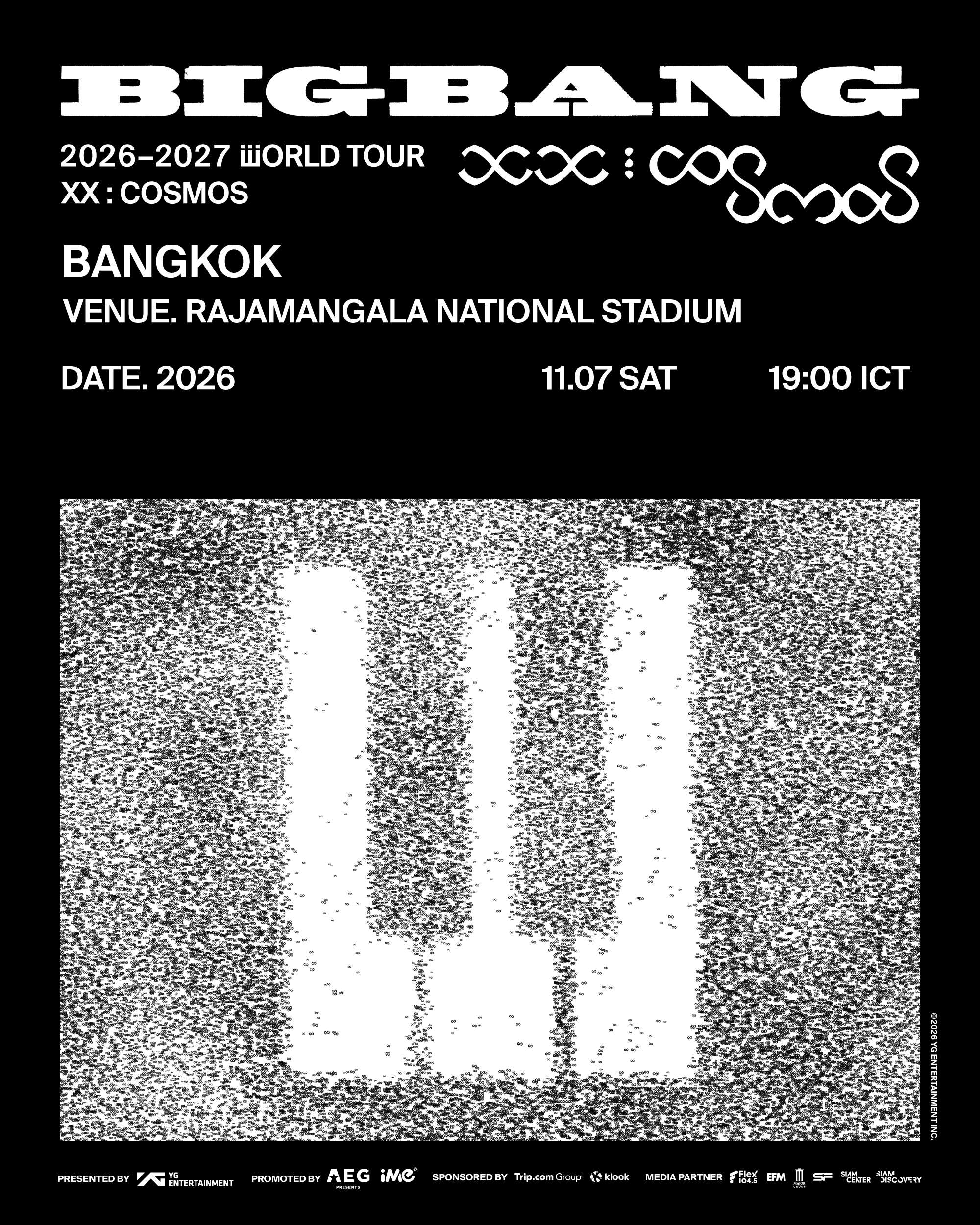 BIGBANG 2026-2027 WORLD TOUR < XX : COSMOS > IN BANGKOK