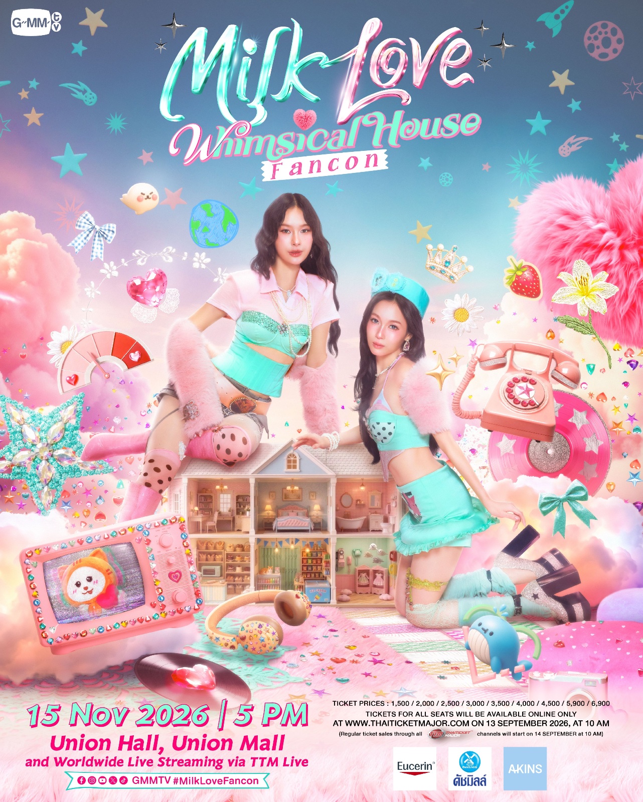 MILK LOVE WHIMSICAL HOUSE FANCON