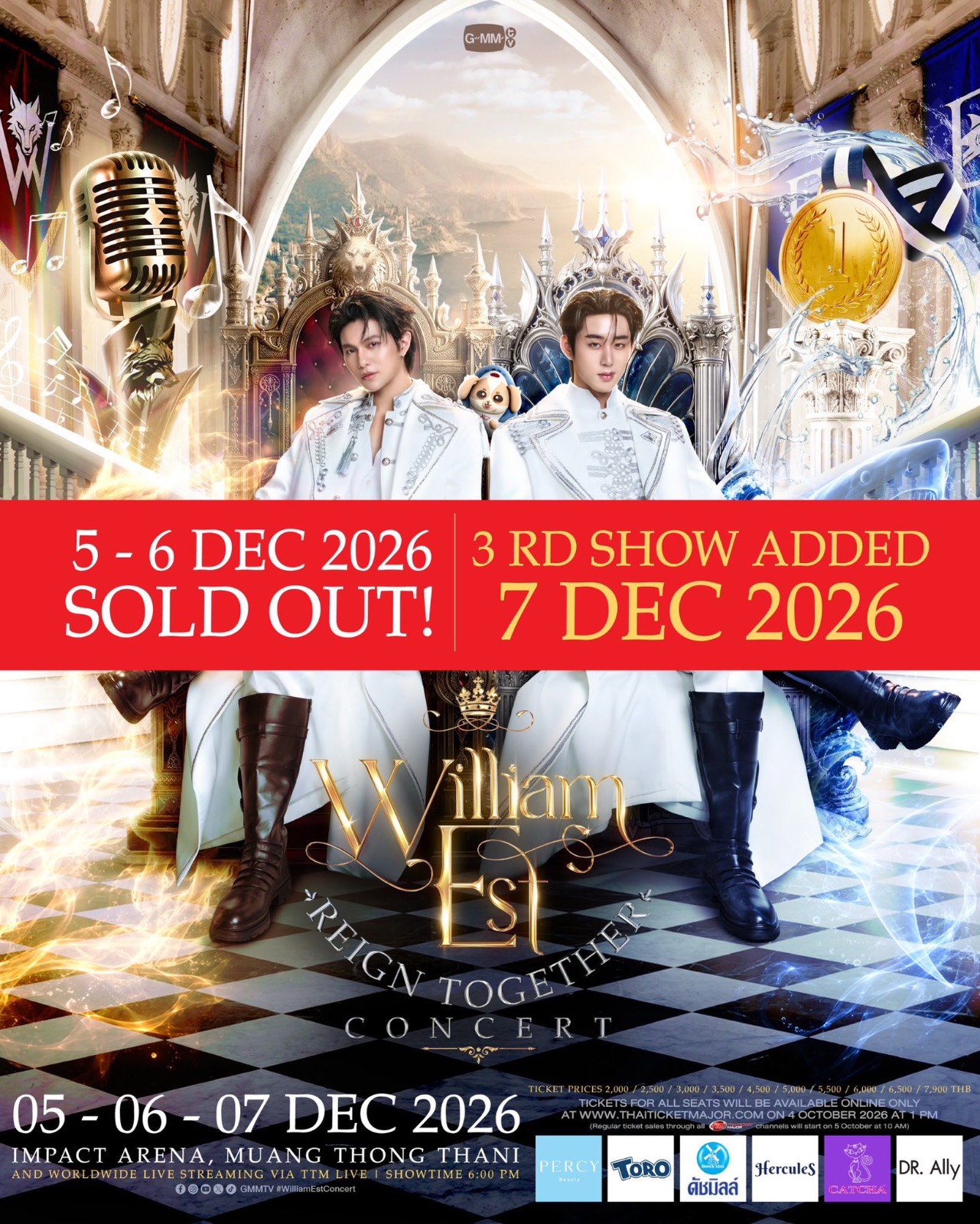 WILLIAM EST REIGN TOGETHER CONCERT